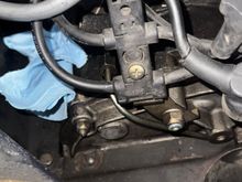 hard line to chain tensioner (old style)