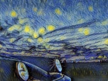 If Van Gogh had a 964 - Starry Starry Nine Six Four (and he would cut one of the mirrors off)
