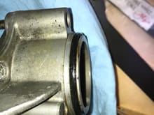 Suspected o-ring seal.  But I don't see any damage.  