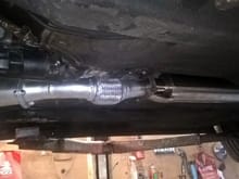 944 exhaust/muffler with HJS flex pipe (83008522)