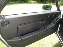 Driver door interior