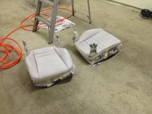 Here are the seat bases after me shooting the first coat of new colorant.
