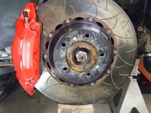 Rear brakes installed