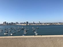 View of San Diego taken as we crossed the bridge over to Coronado