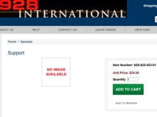I purchased a used support last year from 928 International. Now, their website shows a new one available. If nothing else, call Tom and tell him what you need.