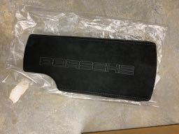 Interior/Upholstery - OEM 997 Console Lid in Alcantara "PORSCHE" - Used - 2006 to 2012 Porsche 911 - Knoxville, TN 37922, United States