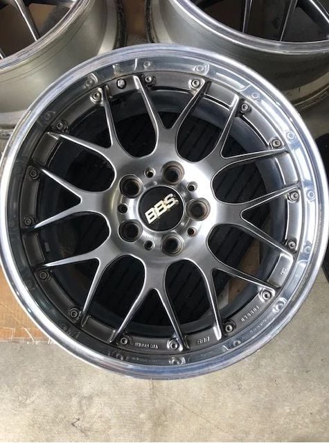 Wheels and Tires/Axles - FS NorCal -- BBS RS-GT 964 NB fitment 18's silver centers - Used - 1989 to 1994 Porsche 911 - ......, TX 87484, United States