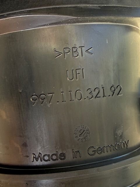 Engine - Intake/Fuel - Brand New Porsche Motorsport dual airbox 997.2 GT3 with NEW filter - New - 0  All Models - Fremont, CA 94539, United States