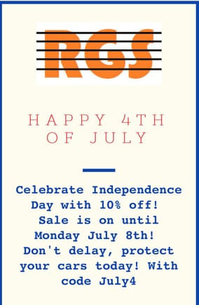 10% July 4th weekend only! All items! www.radiatorgrillstore.com