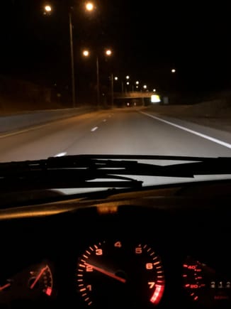 A drive in the dark