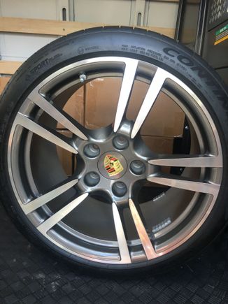 19” Wheels and tired have only 800 miles on them. They came as an exrra set with my 997 Turbo last year and I have never installed them nor planning to. Tire thread is almost intact. DOT 4717