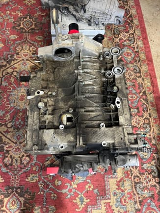Short block with accessories removed. 