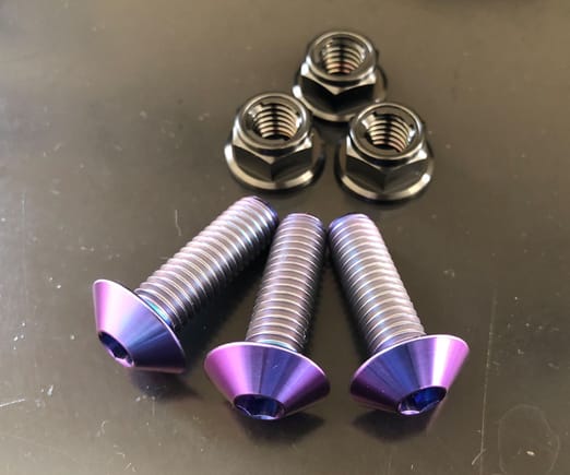 Titanium fitting kit - Purple anodised