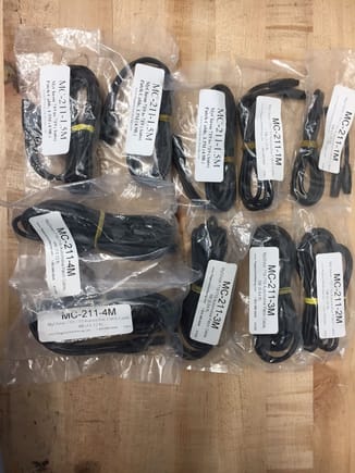 Aim 719-719 Patch Cables, assorted lengths.  Brand new.