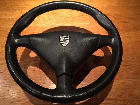 3 spoke steering wheel with vinyl airbag