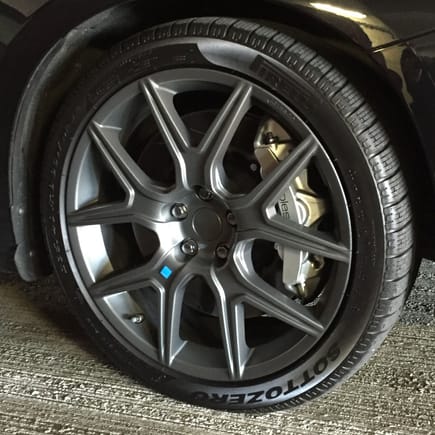 19" Polestar official winter wheels with Pirelli Sottozero tires