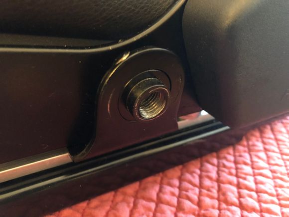 Includes Porsche OEM Seat Belt Mounting brackets (for lap belt inner mounting)