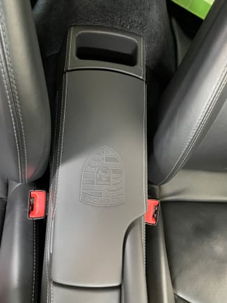 Porsche Crest is reversed from OEM.
