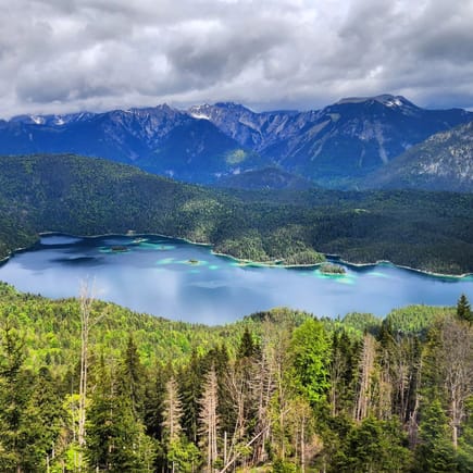 Eibsee from the gondola.