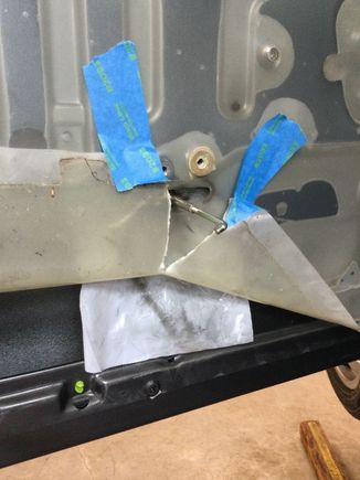 Reattaching the inner piece.