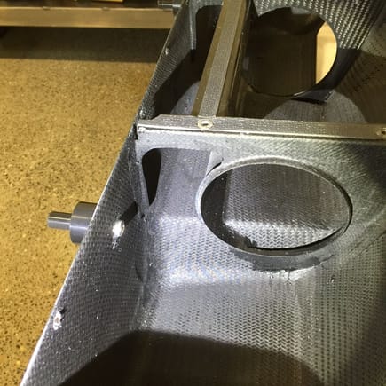 Air Channel in the single inlet dual cone airbox