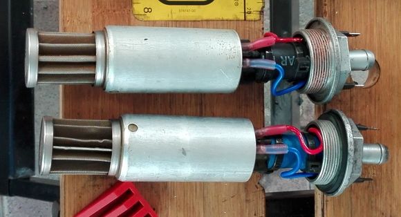 Pumps after rebuild