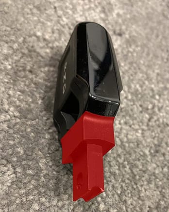 What I need are the non-linear measurements of the part of the shifter highlighted in red. I need to scan this in detail for 3D printer accuracy.