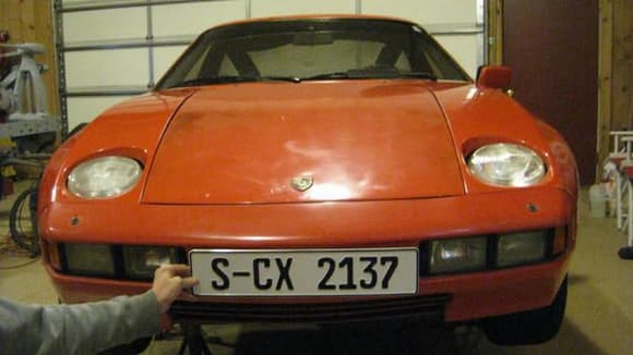 S-CX 2137 was the original Porsche Factory license number