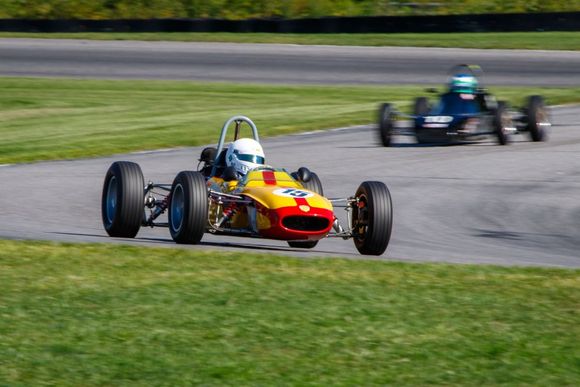 Skip Barber's 1970 and 1971 winner, a Tecno chassis from Italy, now owned by Tom Lacosta photo courtesy Bill Stoler