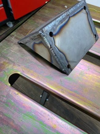 Over-engineered bracket to practice my TIG welding. :)