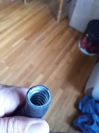 Spiral steel lap-locked flexible hose 