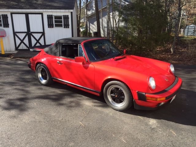 1989 Porsche 911 - 1989 Porsche 911 Cabriolet 3.2 - Used - VIN WP0EB0911KS170550 - 6 cyl - 2WD - Manual - Convertible - Red - Leonardtown, MD 20650, United States