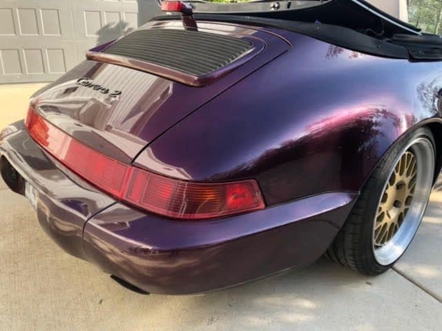 1993 Porsche 911 - 1993 Porsche Carrera 2 Cab Manual Low Miles, 3 owners - Used - VIN WP0CB2967PS460488 - 54,500 Miles - 2WD - Convertible - Purple - Des Peres, MO 63131, United States