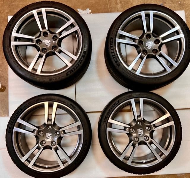 Wheels and Tires/Axles - Rare Porsche OEM 997 Turbo II wheels, Center caps, Michelin PS4S tires & TPMS - Used - 1999 to 2023 Porsche 911 - Arlington, VA 22207, United States