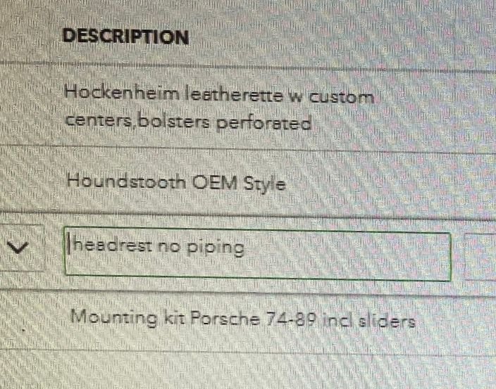 Interior/Upholstery - GTS Classic Seats - Used - -1 to 2024  All Models - New Braunfels, TX 78132, United States