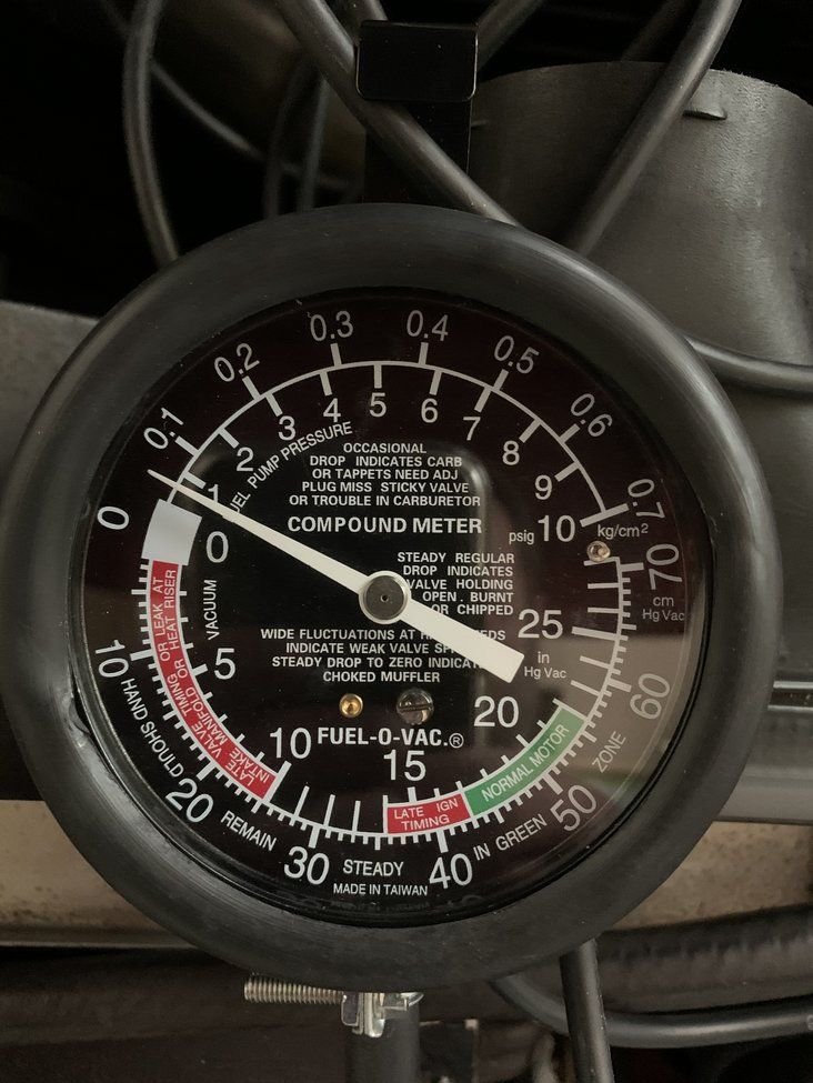 How much vacuum is normal when checking with a vacuum gauge? Rennlist