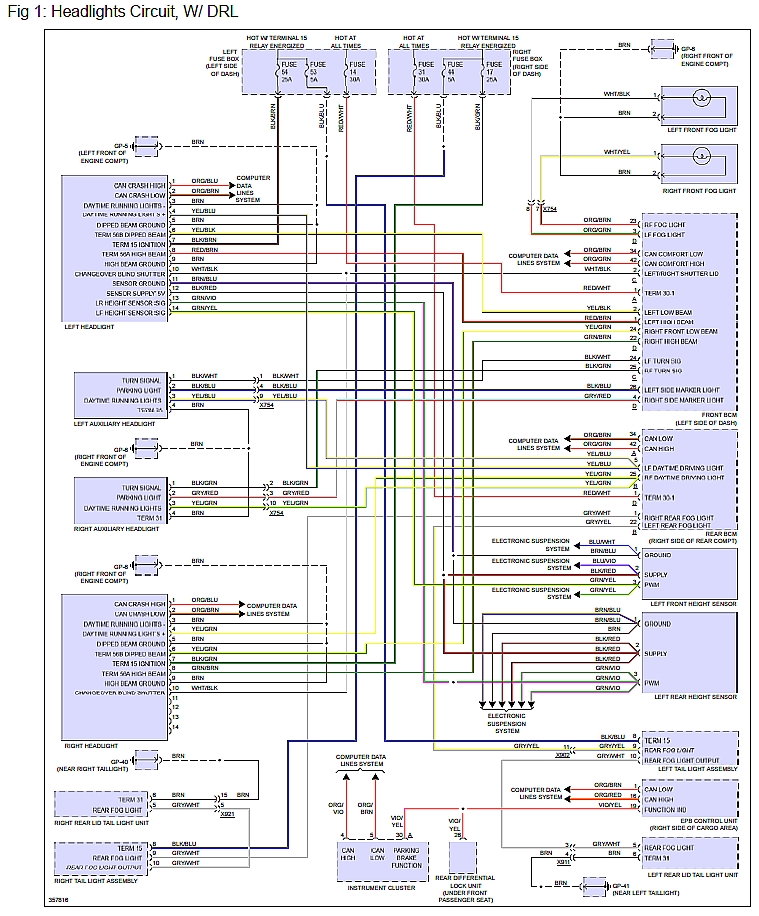 Cayenne rear lights wiring diagram - Rennlist - Porsche Discussion Forums Car Subwoofer Wiring Diagram Rennlist
