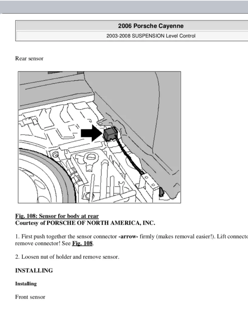 Rear acceleration sensor location? Rennlist Porsche Discussion Forums