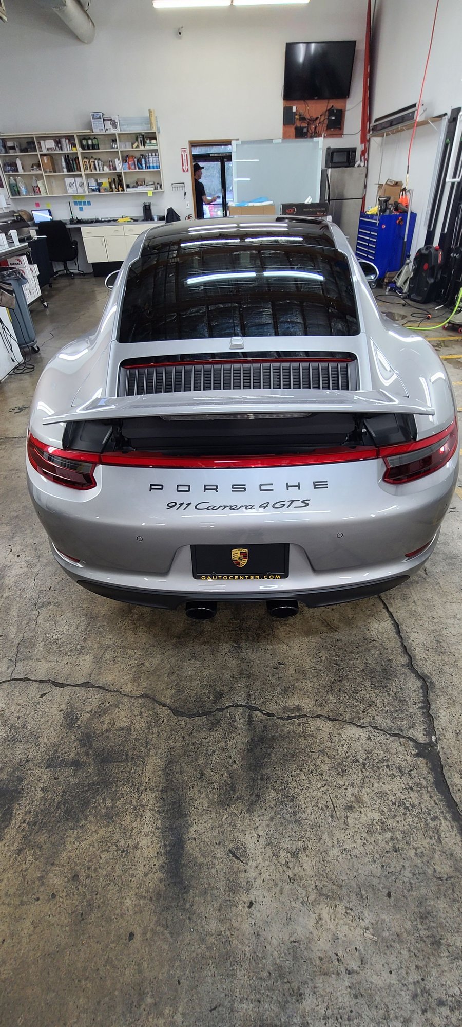 Exterior Body Parts - OEM 991.2 rear spoiler (gt silver) - New - 0  All Models - 2017 to 2019 Porsche 911 - Portland, OR 97219, United States