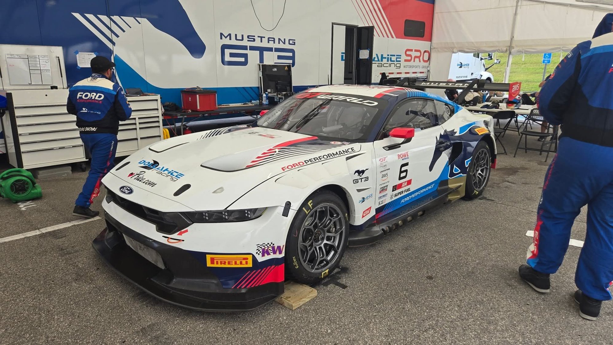 World GT Challenge Mustang GT3 at Barber Motorsports Park
