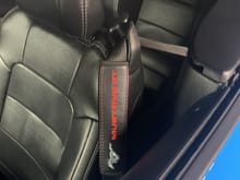 New customized seat belt covers (set of 4)