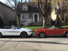 2011 GTCS and 1965 289 Convertibles
