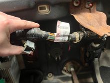 2006 harness. Connector I am referring to is above my thumb