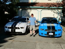 2X 1rst place both Cars 2013 Mustang Round up.