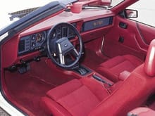 1984 gt350 convertible interior