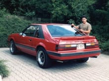1990, My 86 GT while living in Esslingen, Germany