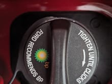 My 2006 GT Gas Cap w/BP Logo