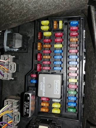 Which fuse should I use for the dashcam? 