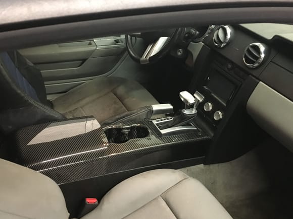 Carbon Fiber Center console