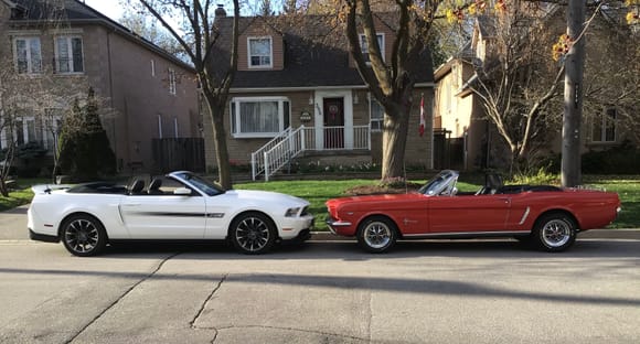 2011 GTCS and 1965 289 Convertibles